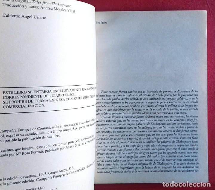 Libros de segunda mano: Cuentos de Shakespeare. Charles y Mary Lamp. Buen estado. - Foto 2