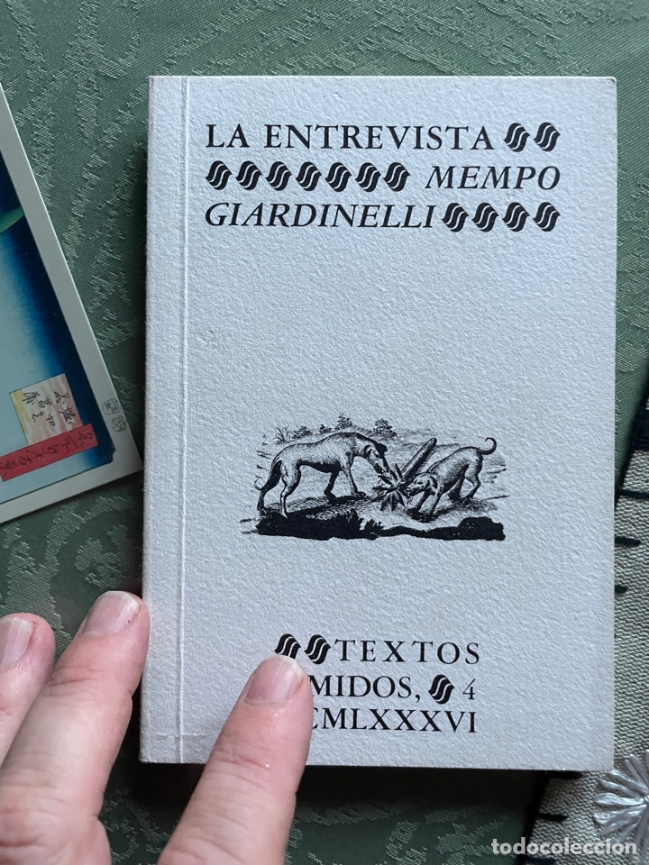 Libros de segunda mano: La entrevista (Mempo Giardinelli) - textos timidos - Foto 1