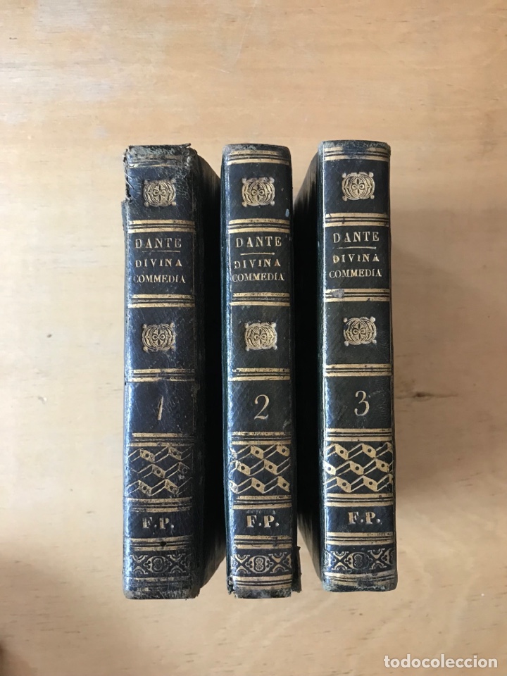 Libros de segunda mano: Alighieri, Dante La divina commedia 1836 3 tomos - Foto 1