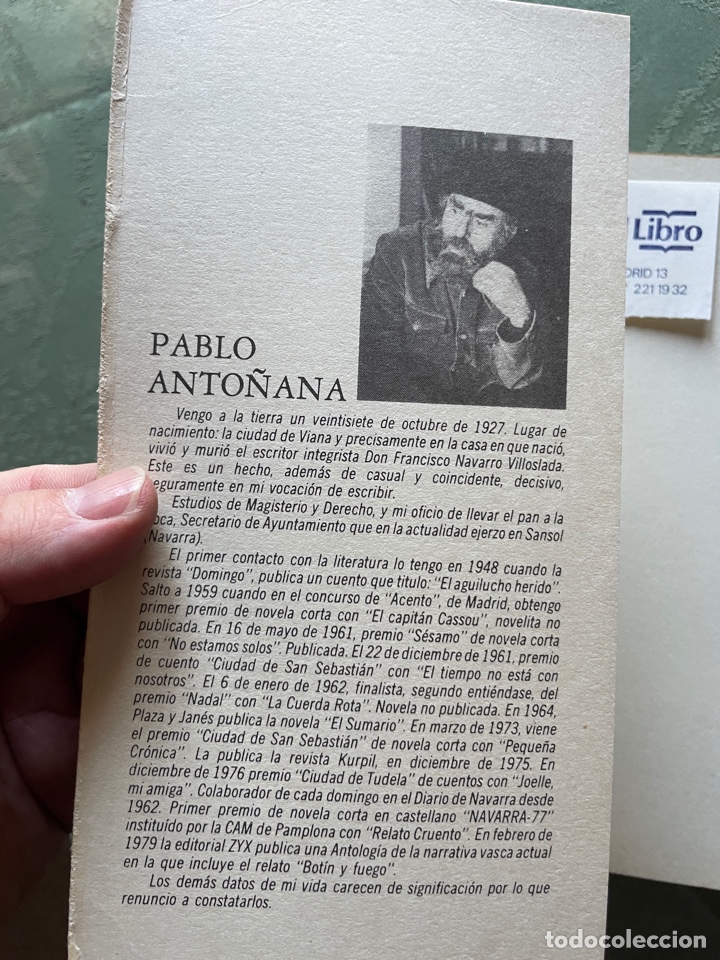 Libros de segunda mano: El sumario (Pablo Anto&ntilde;ana) - Foto 2
