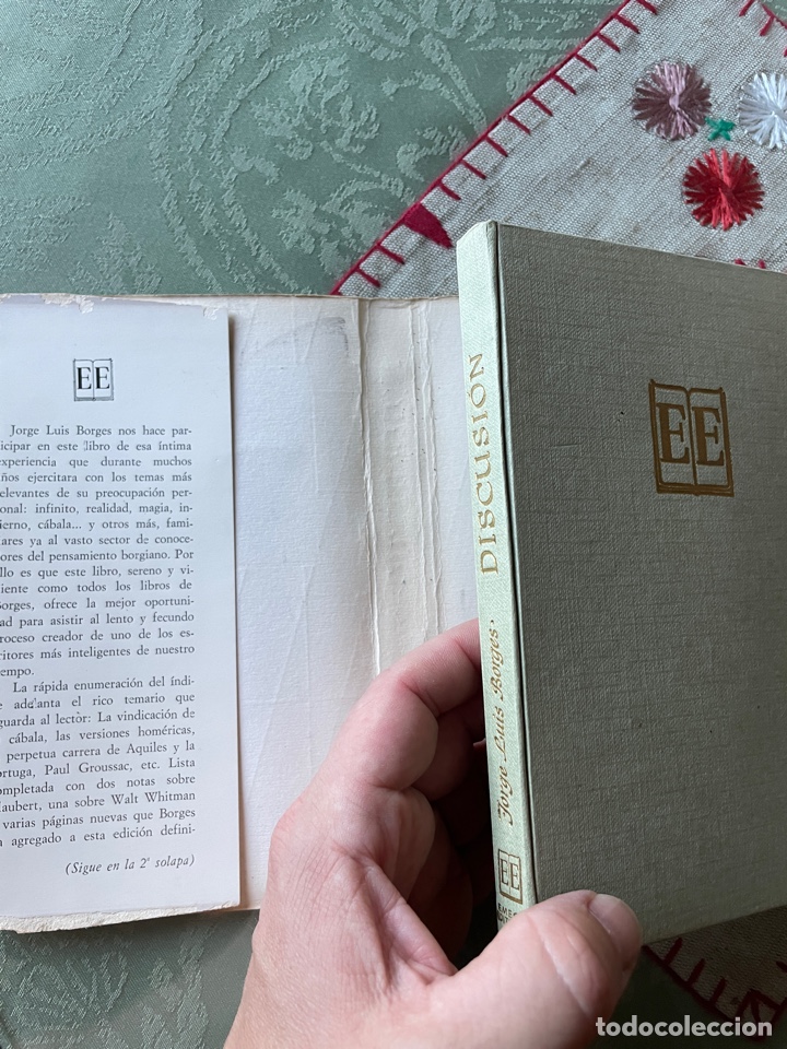 Libros de segunda mano: Jorge Luis Borges: discusi&oacute;n (Emece editores) - Foto 2