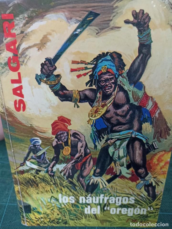 Libros de segunda mano: Salgari. Los n&aacute;ufragos del Oregon. GAHE. N. 40 - Foto 1