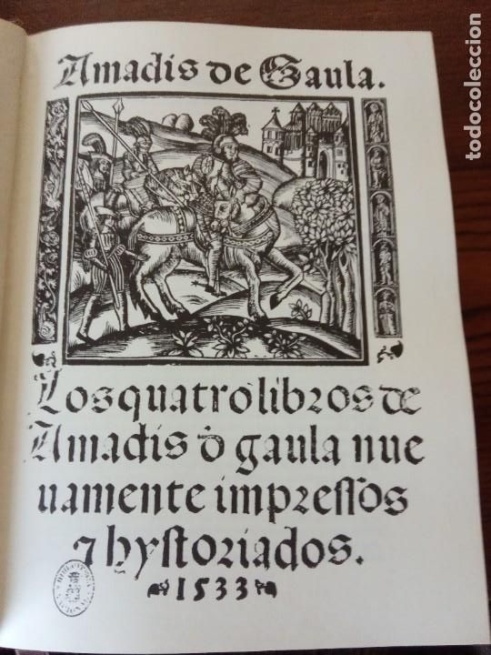 Libros de segunda mano: AMADIS DE GAULA. FACS&Iacute;MIL EDICI&Oacute;N VENECIANA 1533. - Foto 5