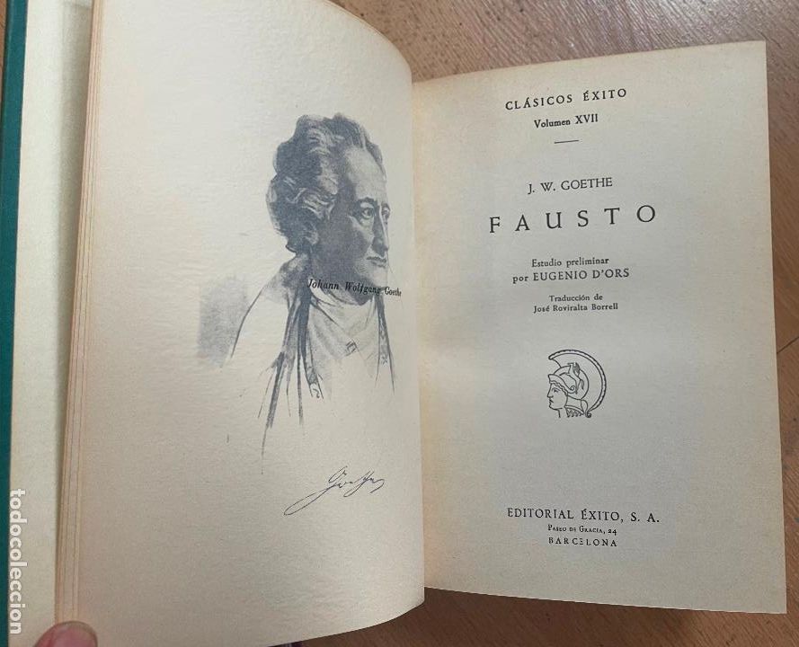 Libros de segunda mano: FAUSTO, GOETHE, Clasicos Exito - Foto 3