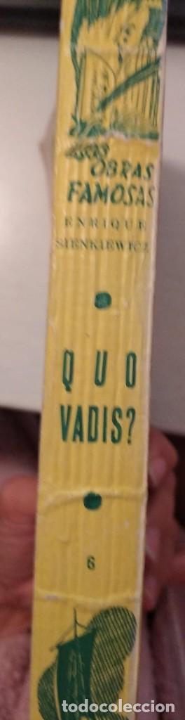 Libros de segunda mano: &iquest; Quo Vadis? Editorial Tor 1957 - Foto 3