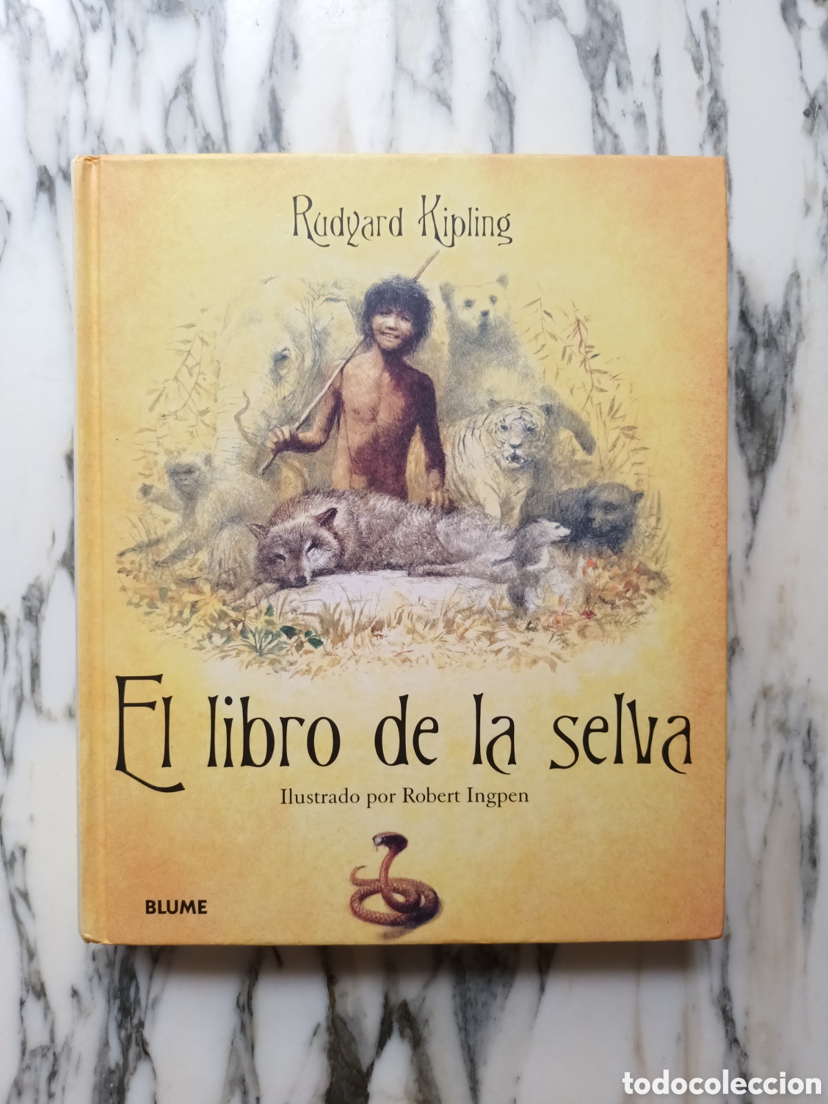 Libros de segunda mano: EL LIBRO DE LA SELVA - RUDYARD KIPLING - ILUSTRACIONES ROBERT INGPEN - BLUME - 2007 - Foto 1