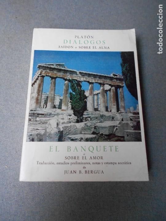 Libros de segunda mano: PLATON. DIALOGOS FAIDON O SOBRE EL ALMA. - Foto 1