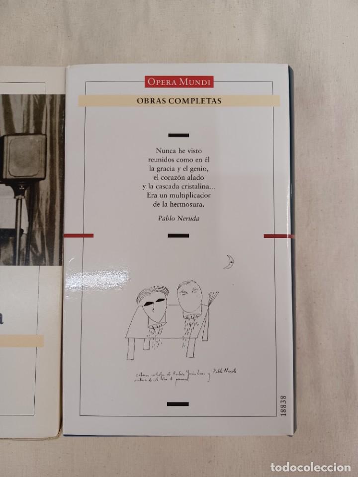 Libros de segunda mano: GARC&Iacute;A LORCA, FEDERICO. PROSA. OBRAS COMPLETAS III - Foto 2