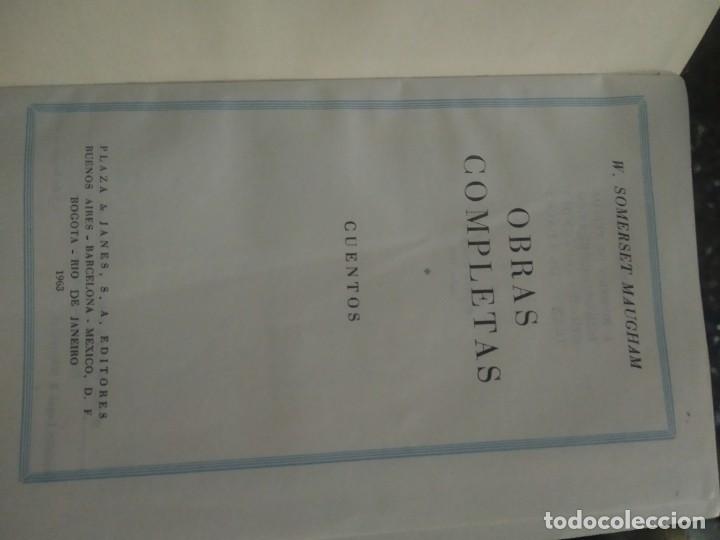 Libros de segunda mano: Obras completas w.somerset Maughan - Foto 2