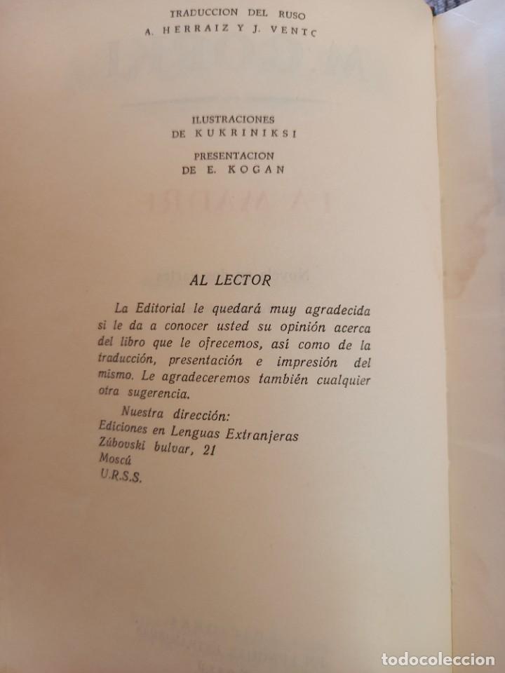 Libros de segunda mano: LA MADRE - M. GORKI - EDICIONES EN LENGUAS EXTRANJERAS - MOSC&Uacute; - Foto 7
