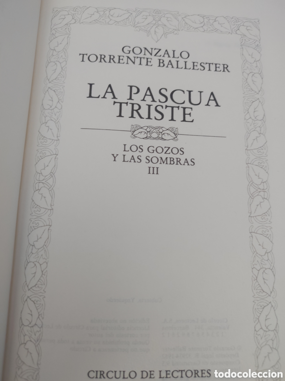 Libros de segunda mano: Los gozos y las sombras en tres tomos - Foto 6