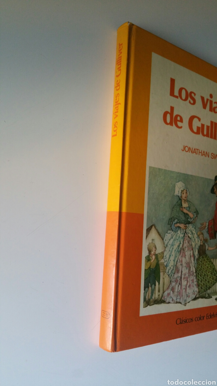 Libros de segunda mano: Los viajes de gulliver. Jonathan Swift, editorial edelvives 1986. - Foto 2