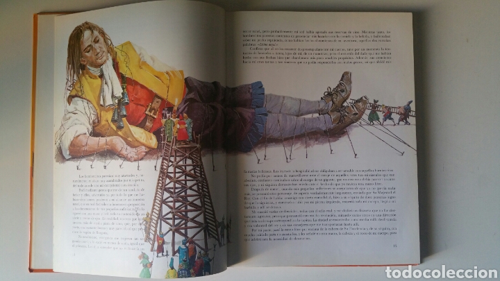 Libros de segunda mano: Los viajes de gulliver. Jonathan Swift, editorial edelvives 1986. - Foto 9