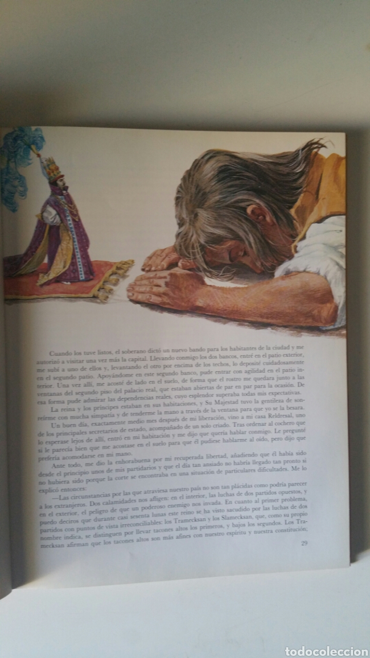 Libros de segunda mano: Los viajes de gulliver. Jonathan Swift, editorial edelvives 1986. - Foto 10