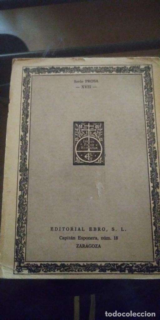 Libros de segunda mano: Los sue&ntilde;os - Quevedo. Cl&aacute;sicos Ebro n&ordm; 43 - Foto 2