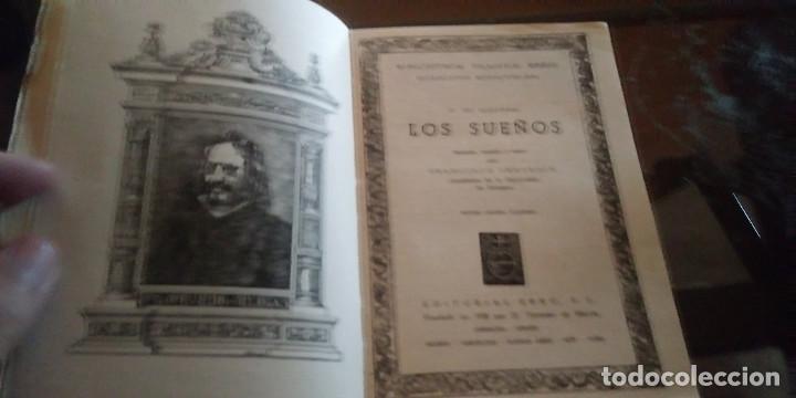 Libros de segunda mano: Los sue&ntilde;os - Quevedo. Cl&aacute;sicos Ebro n&ordm; 43 - Foto 3