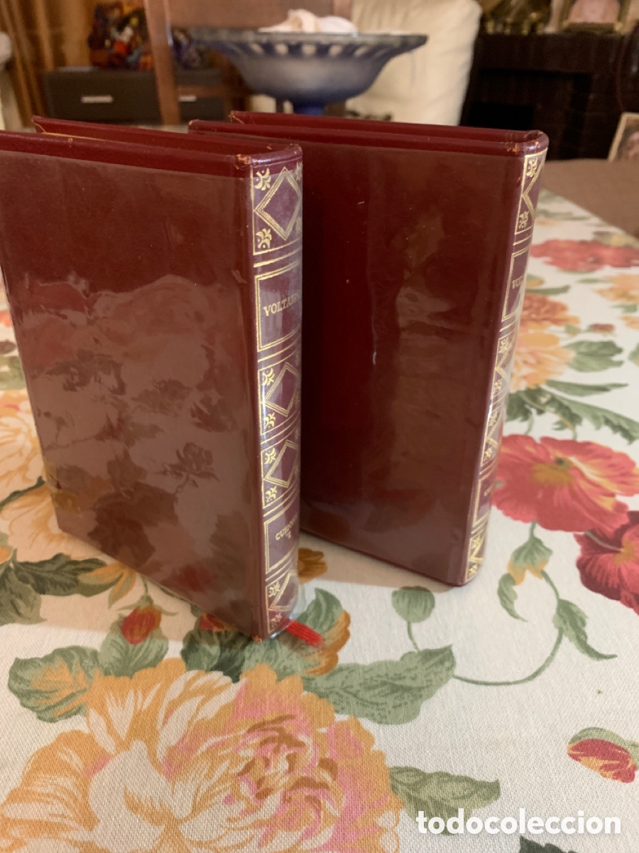 Libros de segunda mano: Cuentos escogidos. Voltaire. 2 tomos. Los Amigos de la Historia. - Foto 3