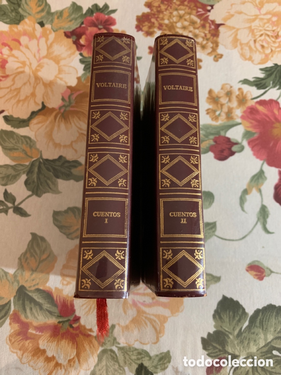Libros de segunda mano: Cuentos escogidos. Voltaire. 2 tomos. Los Amigos de la Historia. - Foto 4