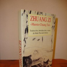 Libros de segunda mano: ZHUANG ZI. MAESTRO CHUANG TSE - IÑAKI PRECIADO IDOETA (ED.) - KAIROS, COMO NUEVO. Lote 363573525
