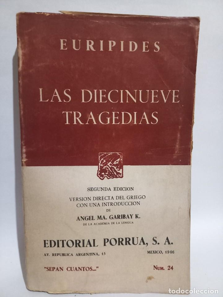 Libros de segunda mano: Euripides - Las Diecinueve Tragedias - 1966 - Foto 1