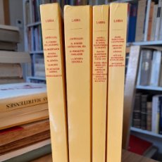 Libros de segunda mano: LARRA, EDICIÓN DE CARLOS SECO SERRANO, ED. ATLAS, 1960. 4 VOLUMENES.. Lote 364295786