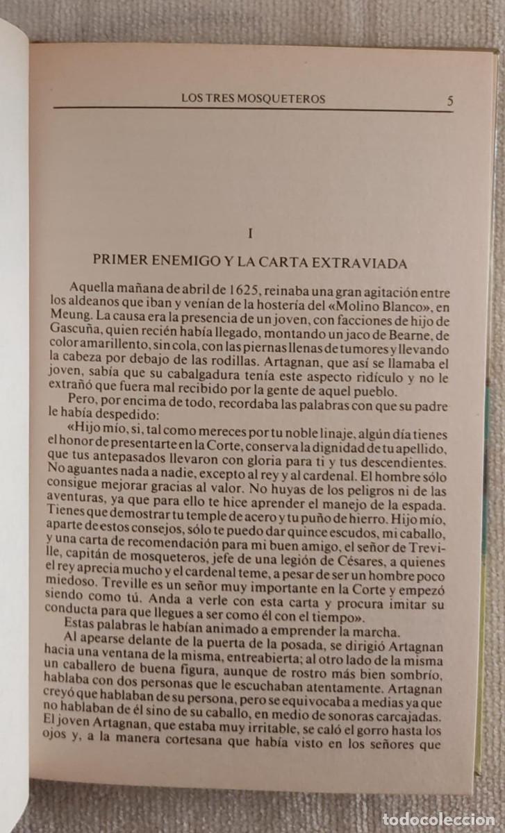 Libros de segunda mano: LOS TRES MOSQUETEROS. - Foto 5