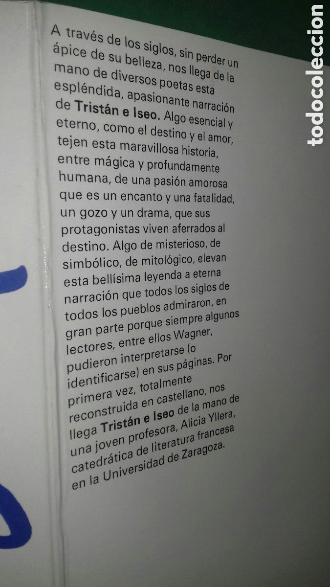 Libros de segunda mano: TRISTAN E ISEO.- ANONIMO. ED. CUPSA, 1978 PRIMERA (1&ordf;) EDICION. - Foto 3