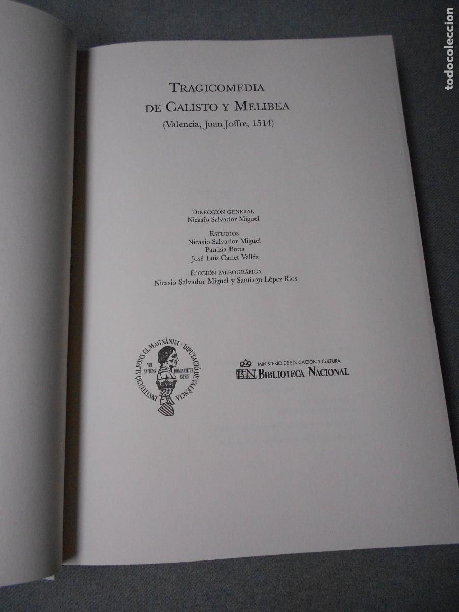 Libros de segunda mano: TRAGICOMEDIA DE CALIXTO Y MELIBEA - Foto 5