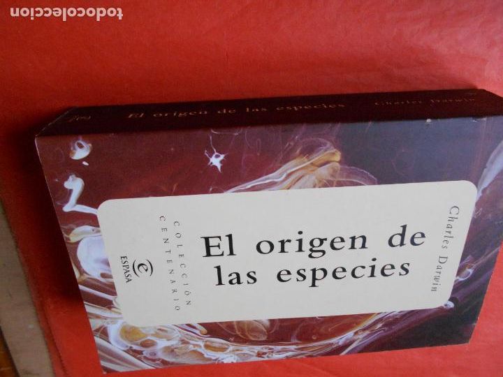 Libros de segunda mano: COLECCI&Oacute;N CENTENARIO ESPASA EL ORIGEN DE LAS ESPECIES - Foto 1