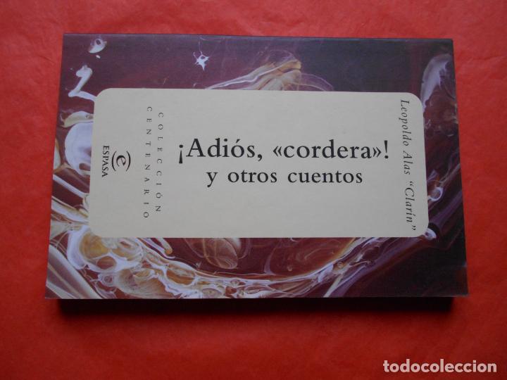 Libros de segunda mano: COLECCI&Oacute;N CENTENARIO ESPASA ADIOS-CORDERA Y OTROS CUENTOS - Foto 1