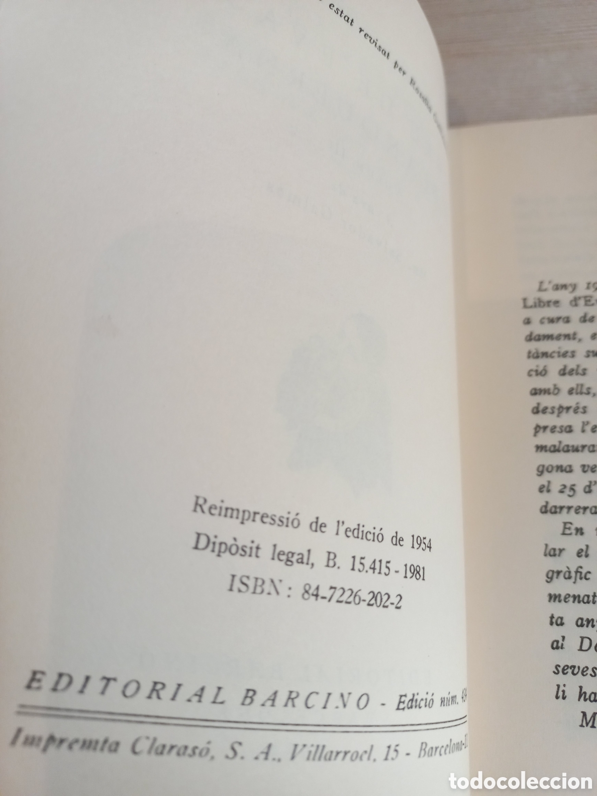 Libros de segunda mano: Libre de evast e Blanquerna III. Ramon Llull. Editorial Barcino, col-lecci&oacute; els nostres classics, - Foto 6