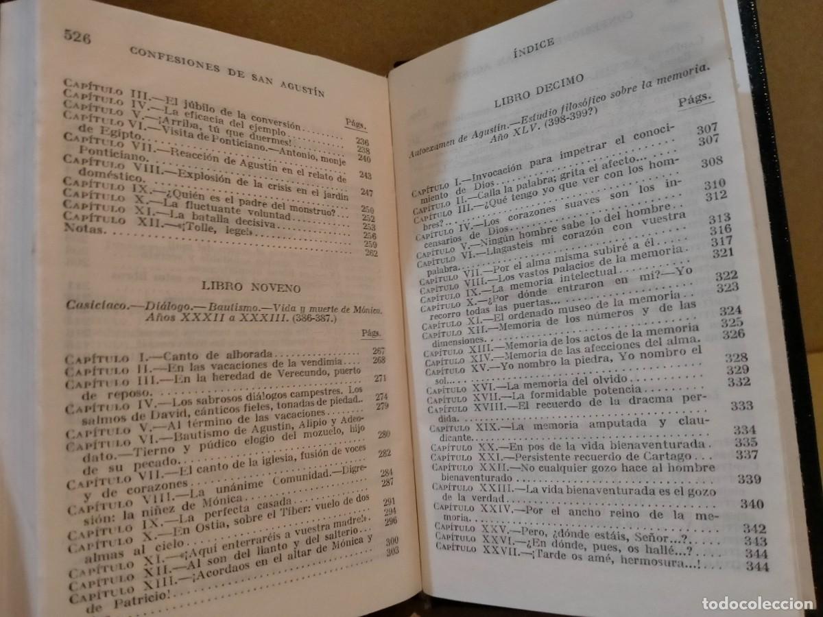 Libros de segunda mano: SAN AGUST&Iacute;N. CONFESIONES .AGUILAR - Foto 6