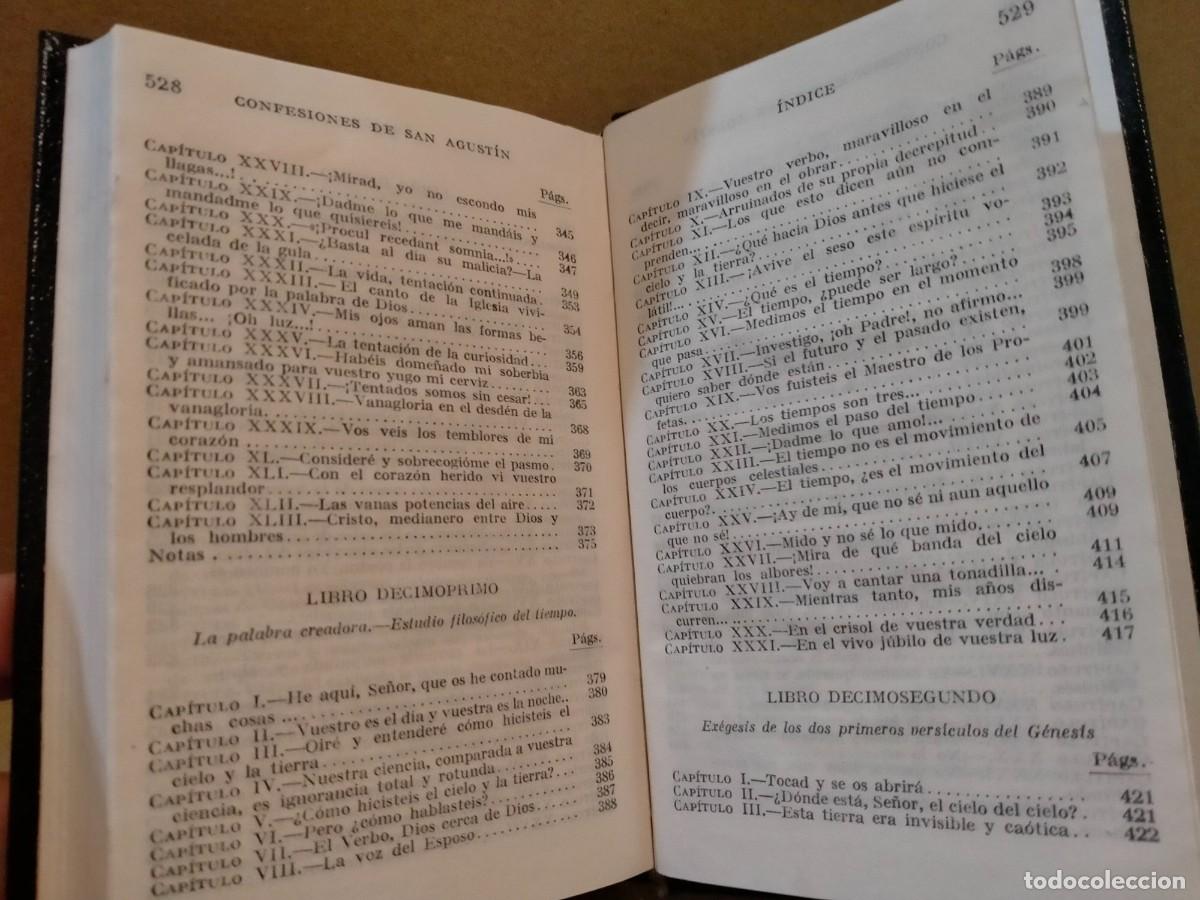 Libros de segunda mano: SAN AGUST&Iacute;N. CONFESIONES .AGUILAR - Foto 7