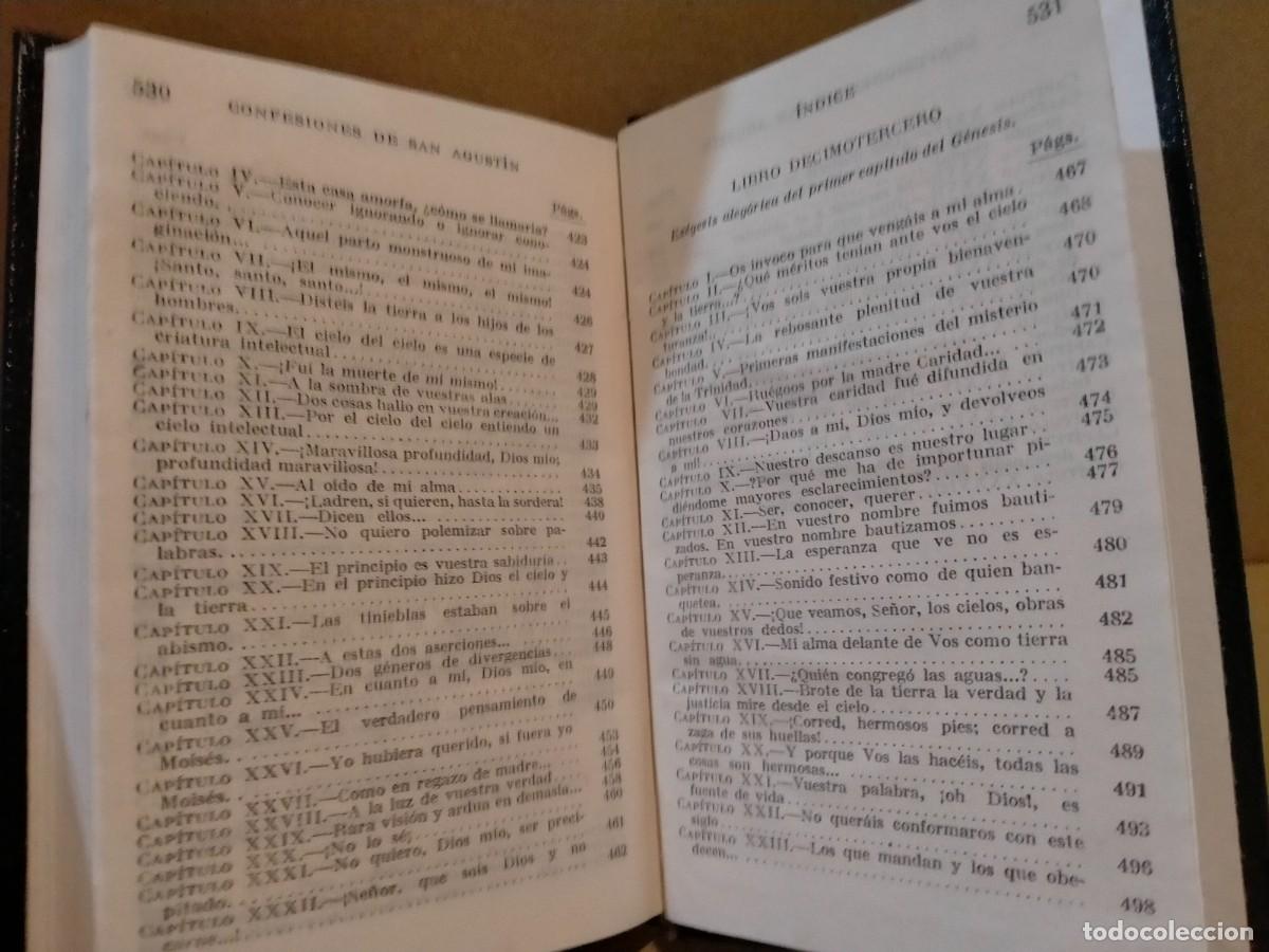 Libros de segunda mano: SAN AGUST&Iacute;N. CONFESIONES .AGUILAR - Foto 8