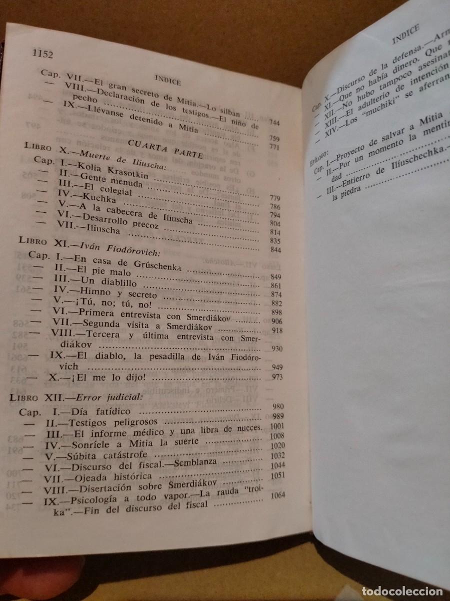 Libros de segunda mano: DOSTOYEVSKI. LOS HERMANOS KARAMASOVI .AGUILAR - Foto 5