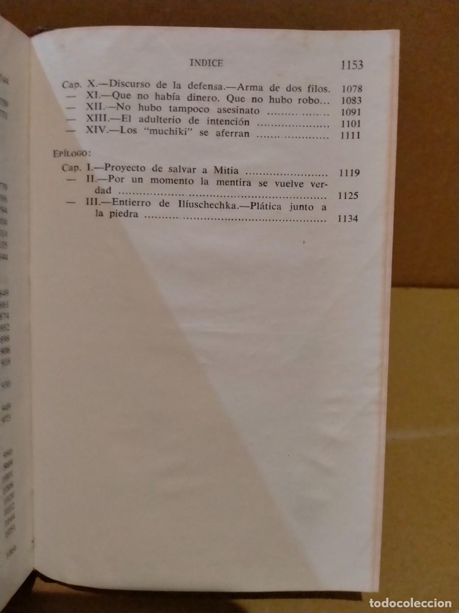 Libros de segunda mano: DOSTOYEVSKI. LOS HERMANOS KARAMASOVI .AGUILAR - Foto 6