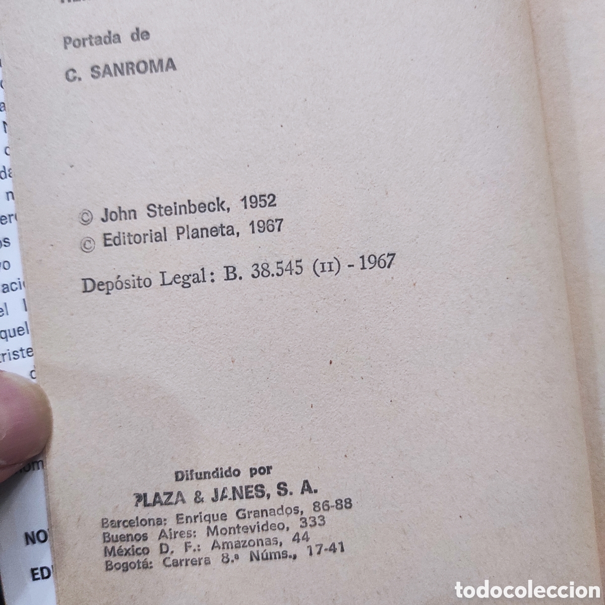 Libros de segunda mano: Las uvas de la ira. Tomos I y II. John Steinbeck - Foto 6