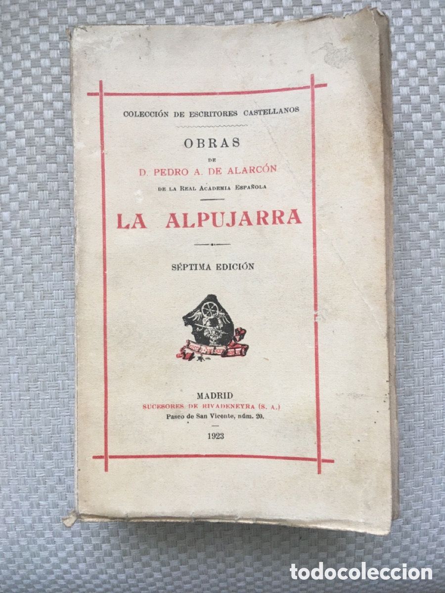 Libros de segunda mano: LA ALPUJARRA. OBRAS. PEDRO A. DE ALARCON. - Foto 1