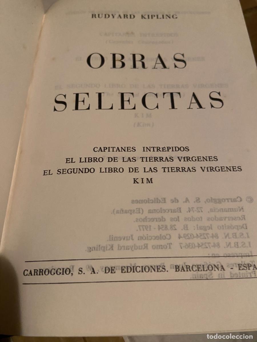 Libros de segunda mano: Obras selectas / Rudyard Kipling / Carroggio - Foto 2