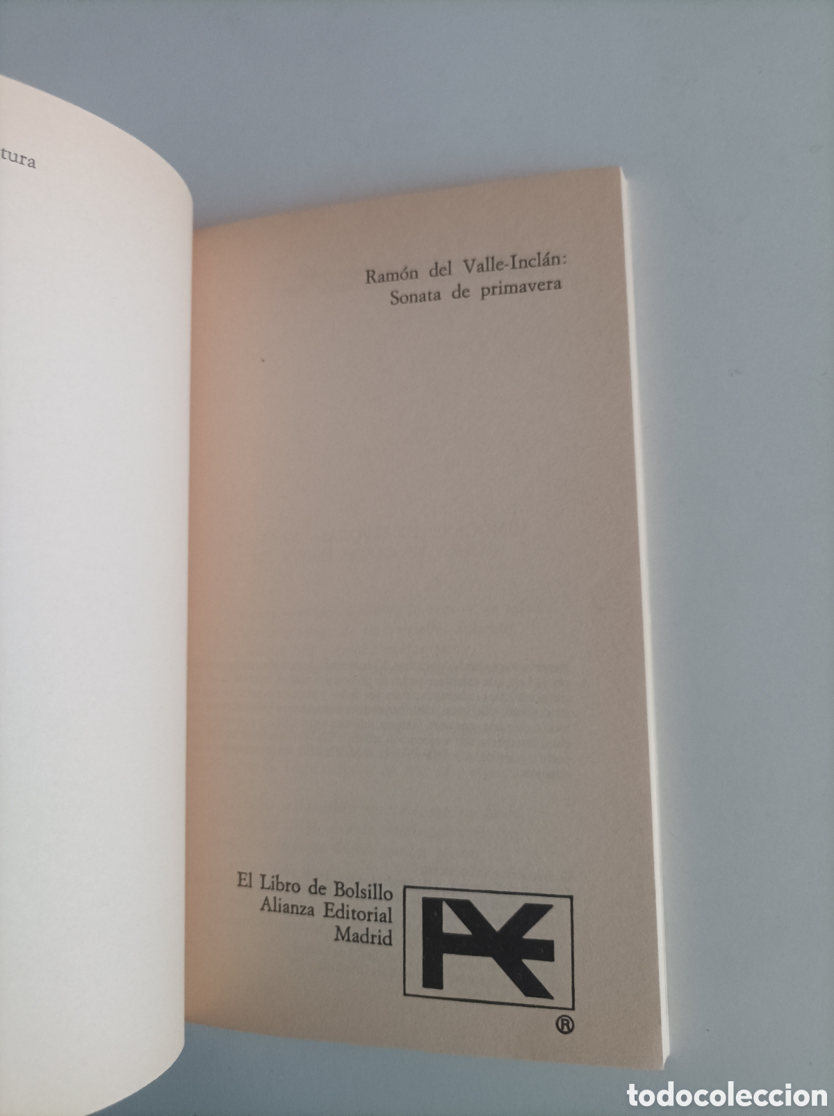 Libros de segunda mano: Sonata de primavera / Ram&oacute;n del Valle Incl&aacute;n. - Foto 2