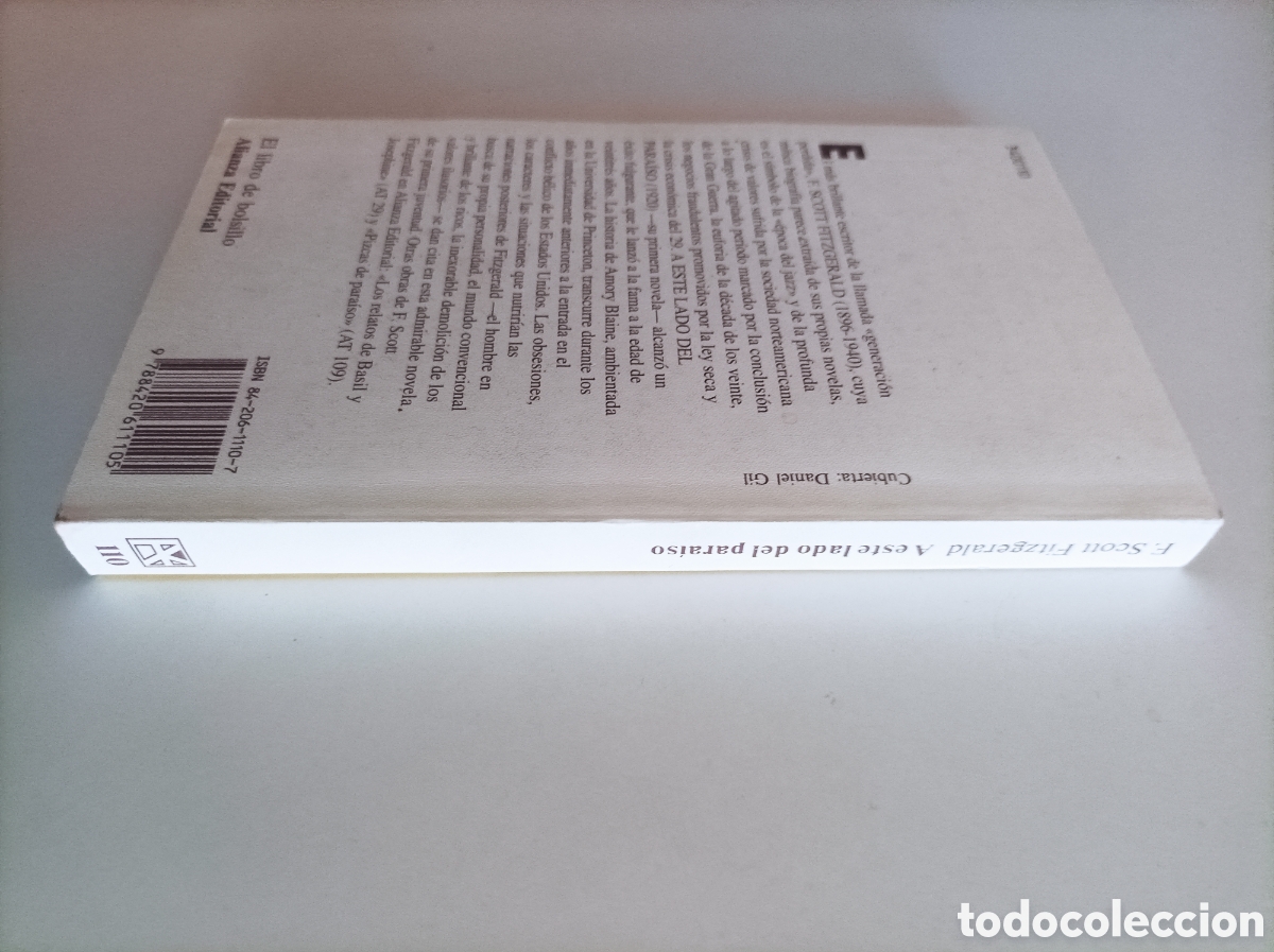 Libros de segunda mano: A este lado del para&iacute;so / Francis Scott Fitzgerald - Foto 4