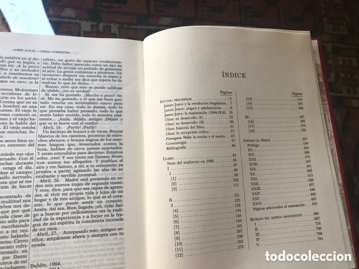 Libros de segunda mano: James Joyce. Obras completas. Aguilar. Como nuevo - Foto 6