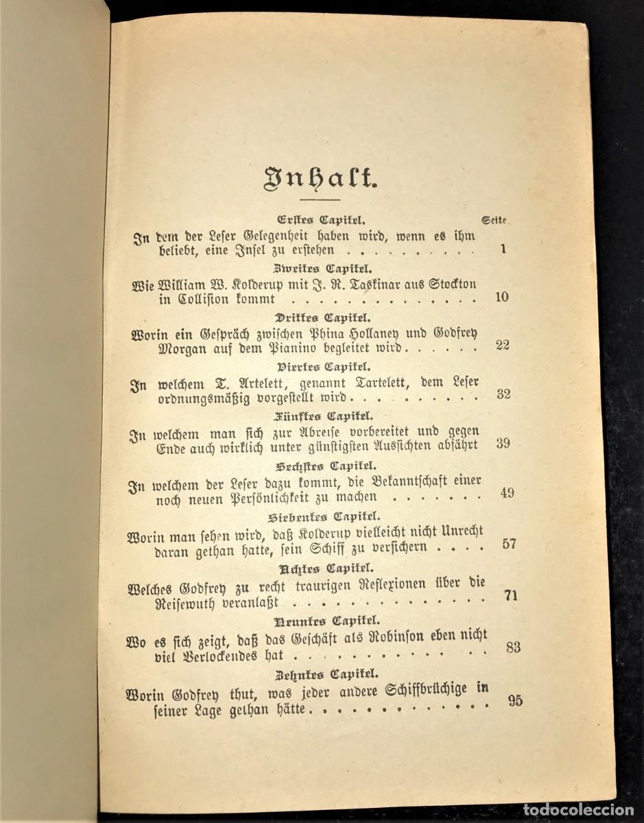 Libros de segunda mano: Die Schule der Robinsons de Jules Verne - Foto 4