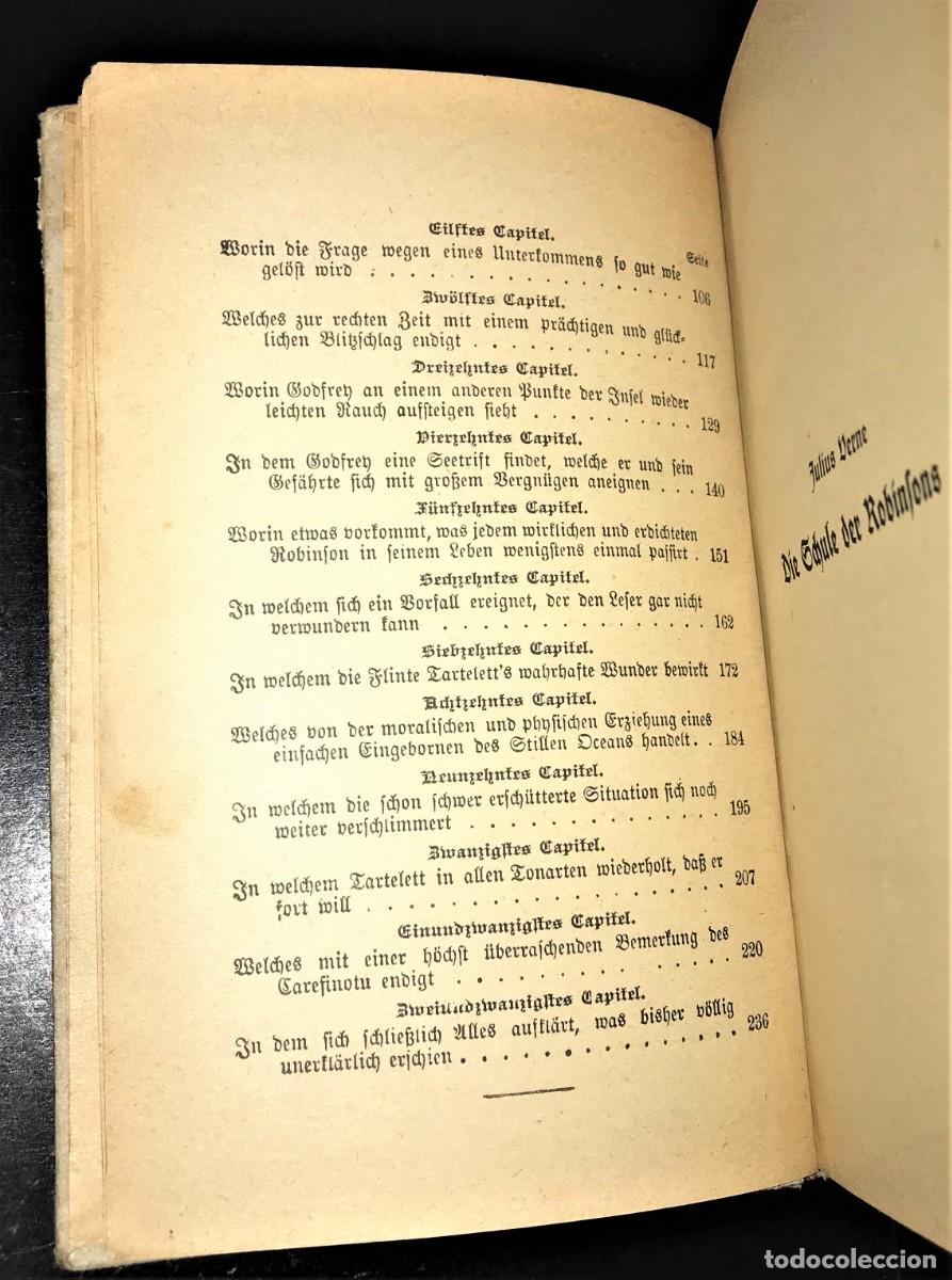 Libros de segunda mano: Die Schule der Robinsons de Jules Verne - Foto 5