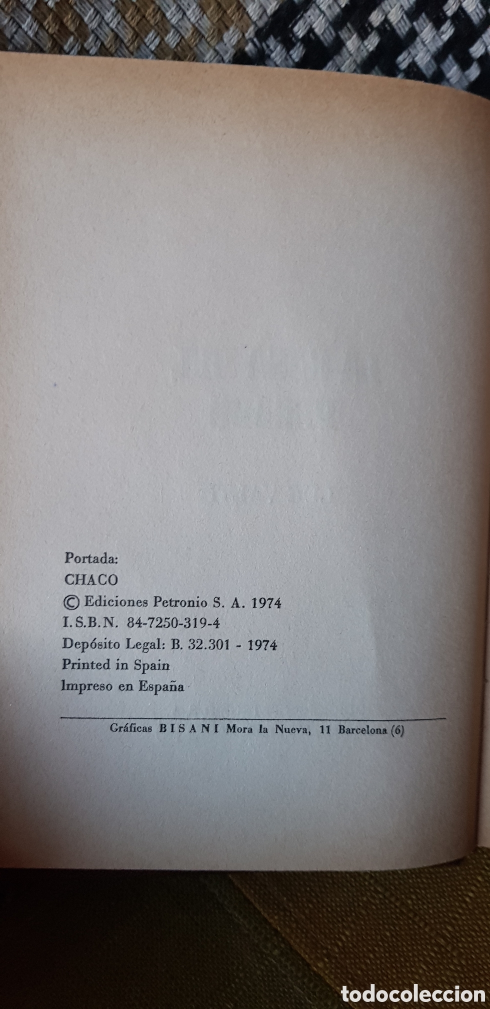 Libros de segunda mano: Libro LA CASA DEL PECADO. Luc Valti. Ediciones Petronio,1974 - Foto 6