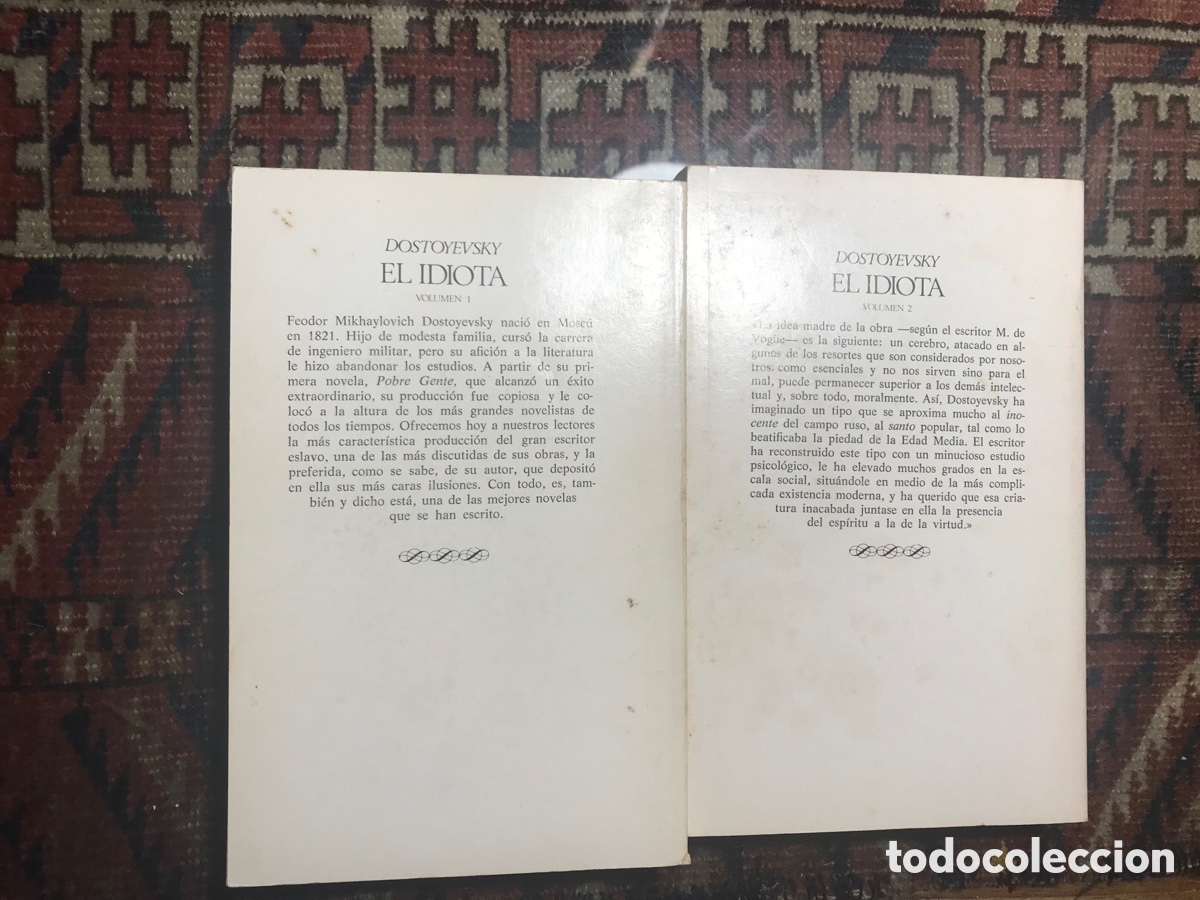 Libros de segunda mano: El idiota 1 y 2. Dostoyevski. Iberia - Foto 3