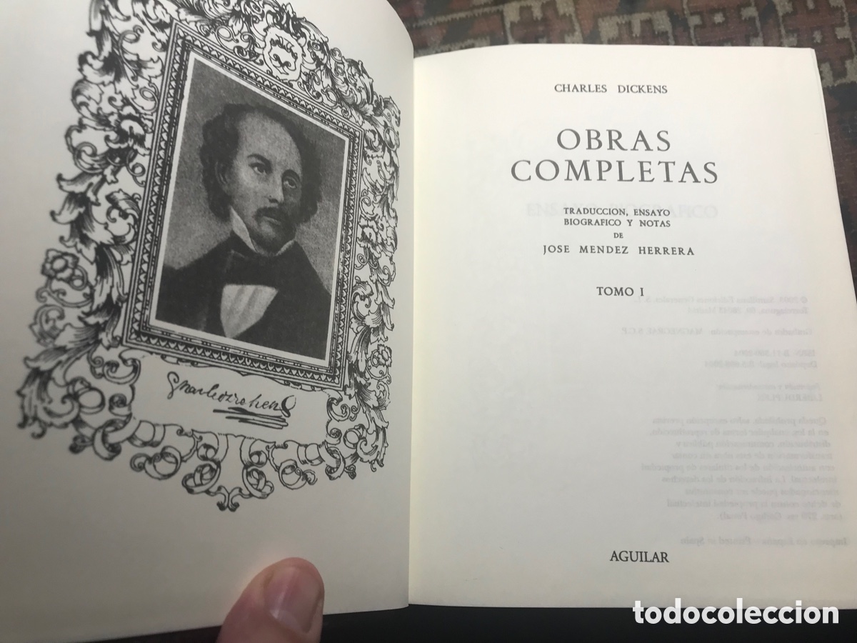 Libros de segunda mano: Dickens. Obras completas I. Aguilar - Foto 2
