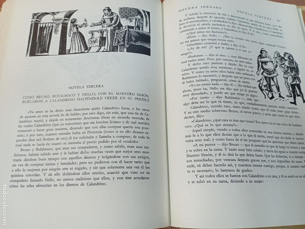 Libros de segunda mano: Decamer&oacute;n - Giovanni Boccaccio - ediciones nauta 1966 - CLB - Foto 6