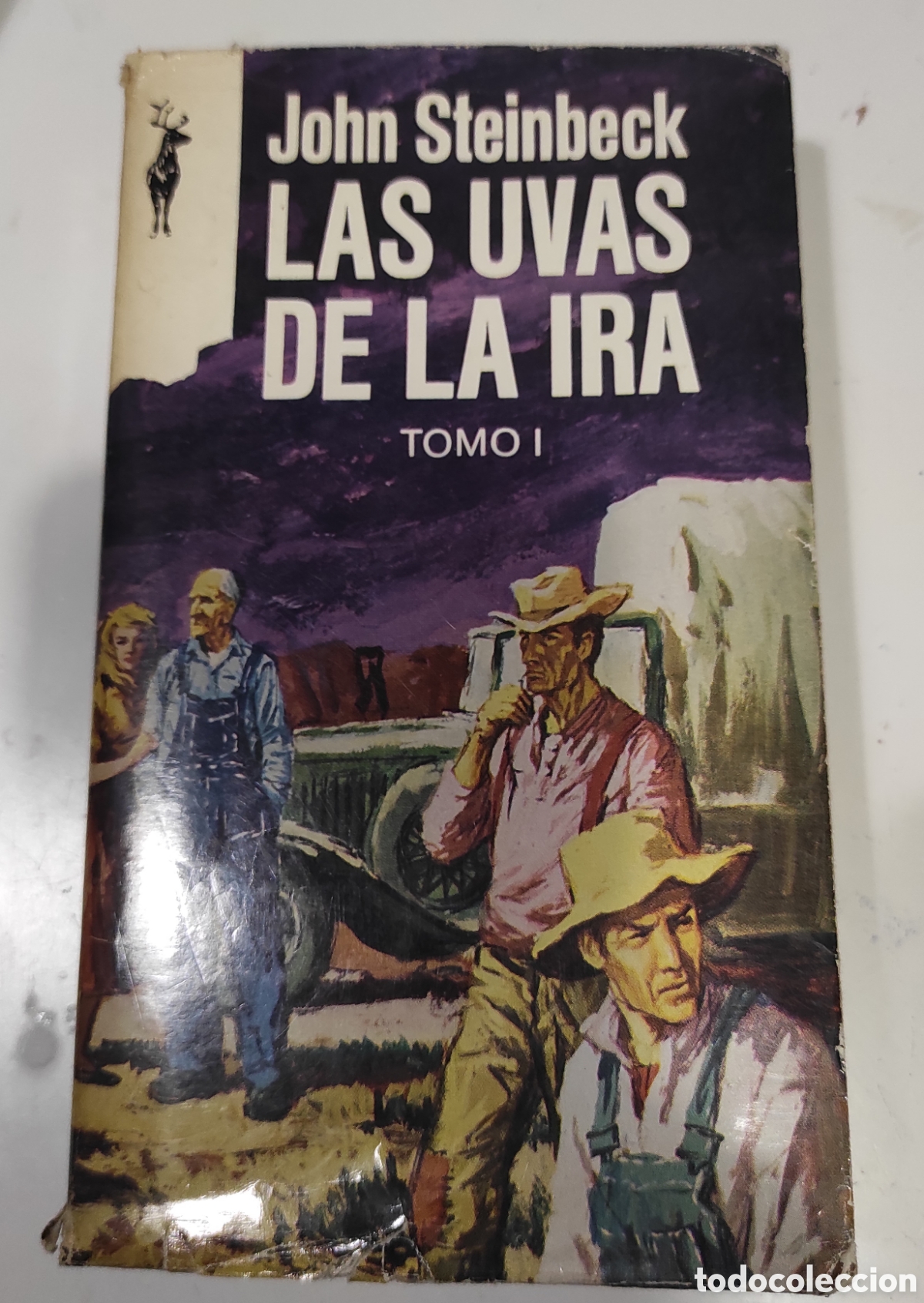 Libros de segunda mano: Las uvas de la ira. Tomos I y II. John Steinbeck - Foto 2