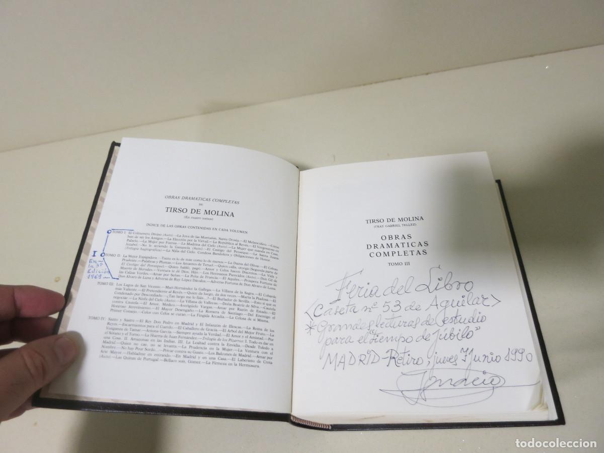 Libros de segunda mano: TIRSO DE MOLINA , Obras dram&aacute;ticas completas Aguilar Tomo III - Foto 5